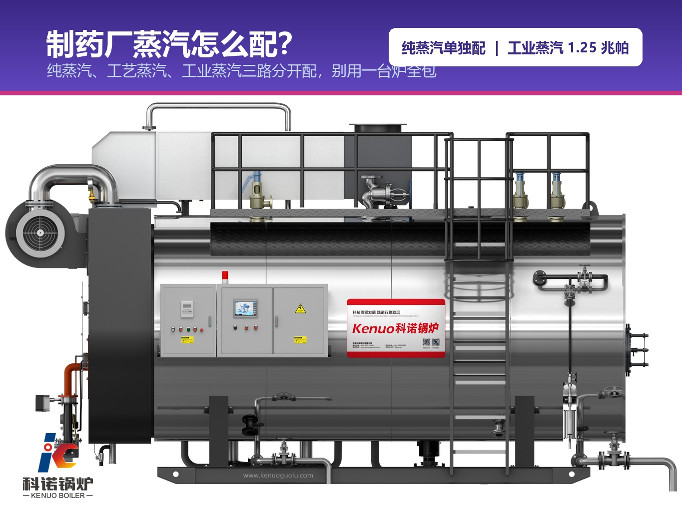 制药厂蒸汽怎么配？纯蒸汽、工艺蒸汽、工业蒸汽三路怎么分