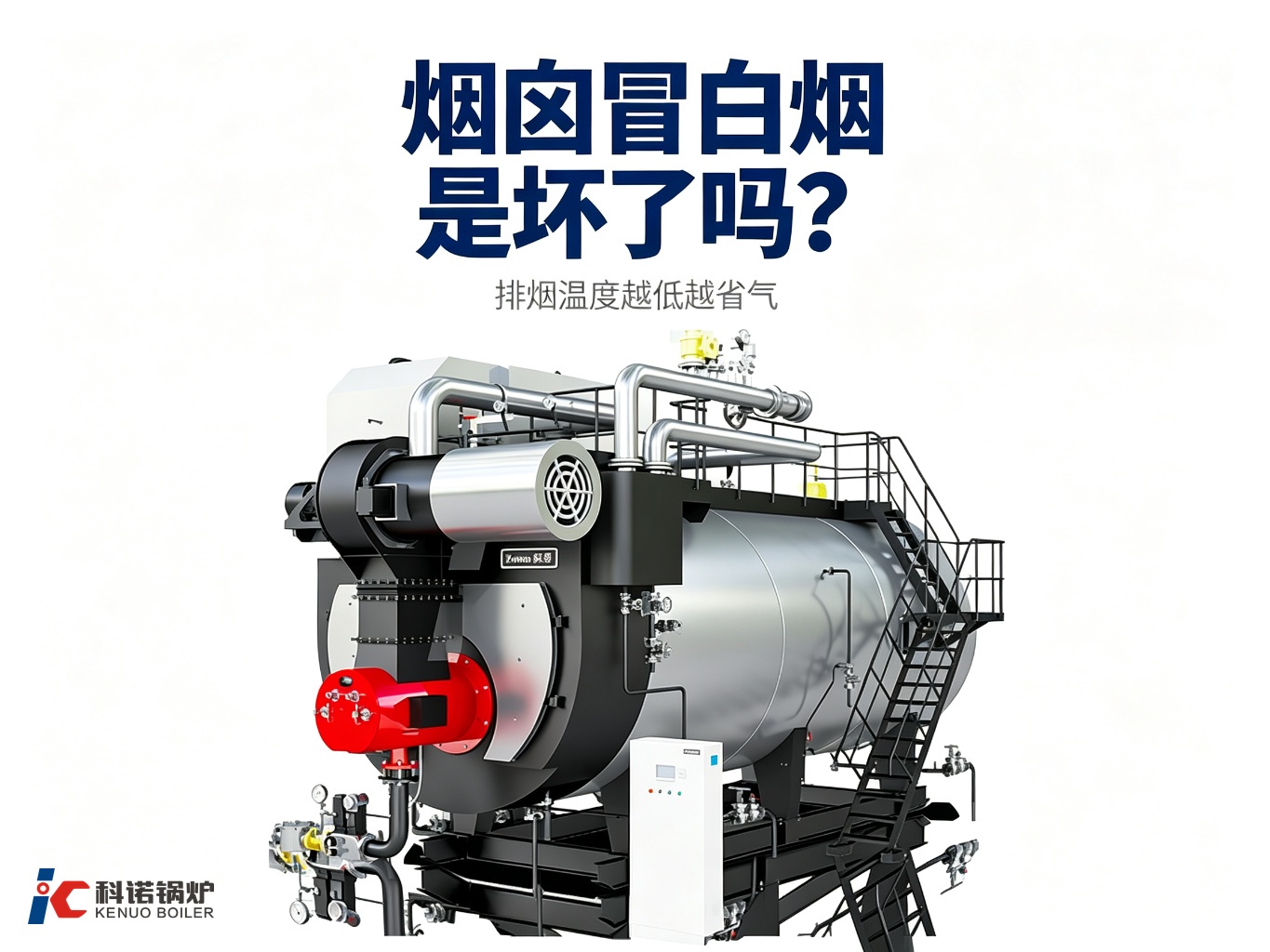 锅炉烟囱冒白烟是坏了吗？排烟温度越低越省气